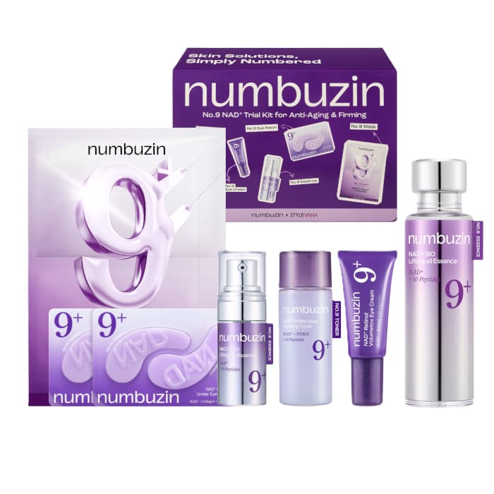 numbuzin - No.9 NAD+ Trial Kit for Anti-Aging & Firming (Stylevana Exclusive) - 1 Set (6Items) & No.9 NAD+ BIO Lifting-sil.