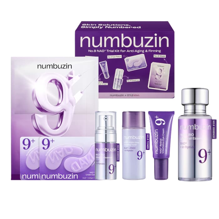 numbuzin - No.9 NAD+ Trial Kit for Anti-Aging & Firming (Stylevana Exclusive) - 1 Set (6Items) & No.9 NAD+ BIO Lifting-sil.