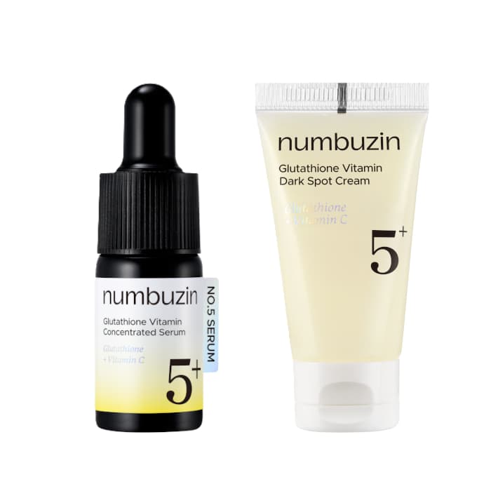 No.5+ Glutathione Vitamin – zestaw serum 10 ml i kremu Dark Spot 15 ml