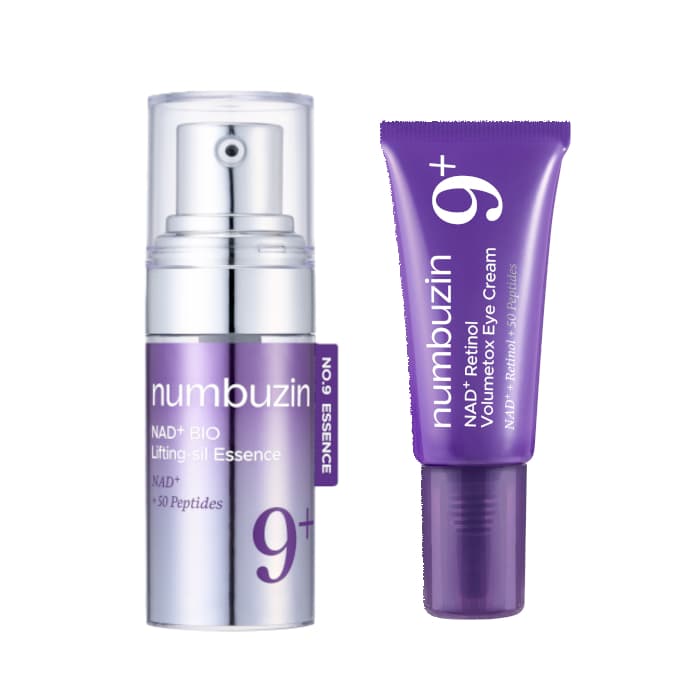 No.9 NAD+ – zestaw esencji Lifting-sil 10 ml i kremu Retinol Volumetox 5 ml