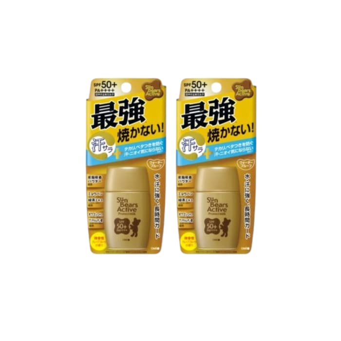 Sun Bears Active Protect Milk UV Sunscreen SPF50+ PA++++ - (.) Set
