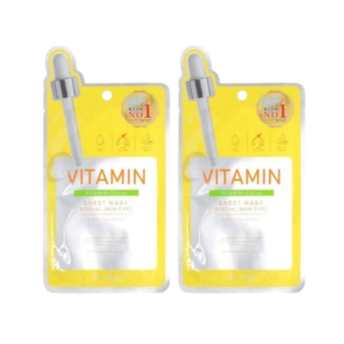 Dcure+ Vitamin + Citrus Face Mask -
