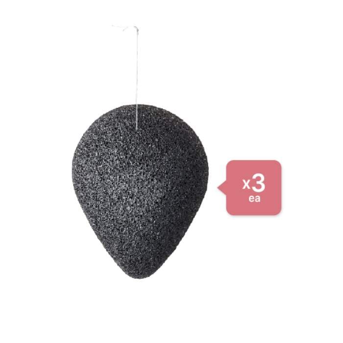 [Deal]Purito SEOUL Bamboo Charcoal Konjac Sponge - (.) Set