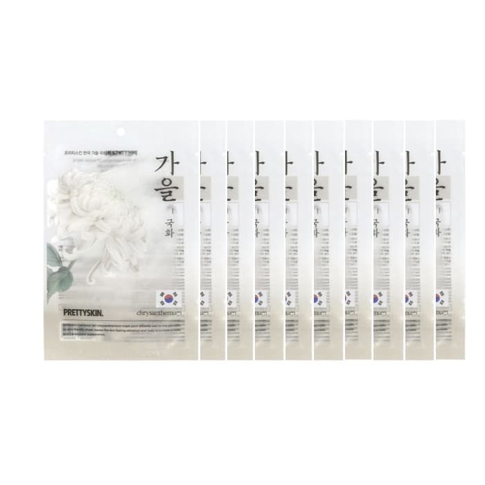 PRETTYSKIN - Hankook Fall Mask Pack - Chrysanthemum -. Set