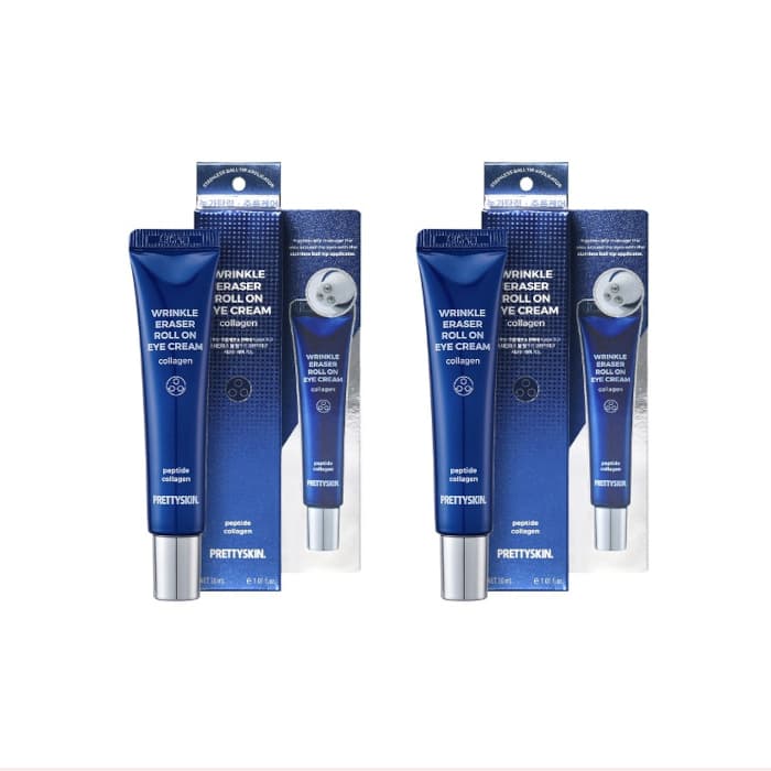 PRETTYSKIN - Wrinkle Eraser Roll On Eye Cream - Collagen - (.) Set