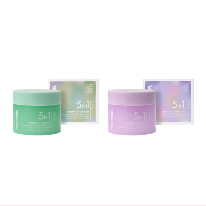 PRETTYSKIN - 5In1 Arbutin Cream - (.) + 5In1 Retinol Cream - (.) Set