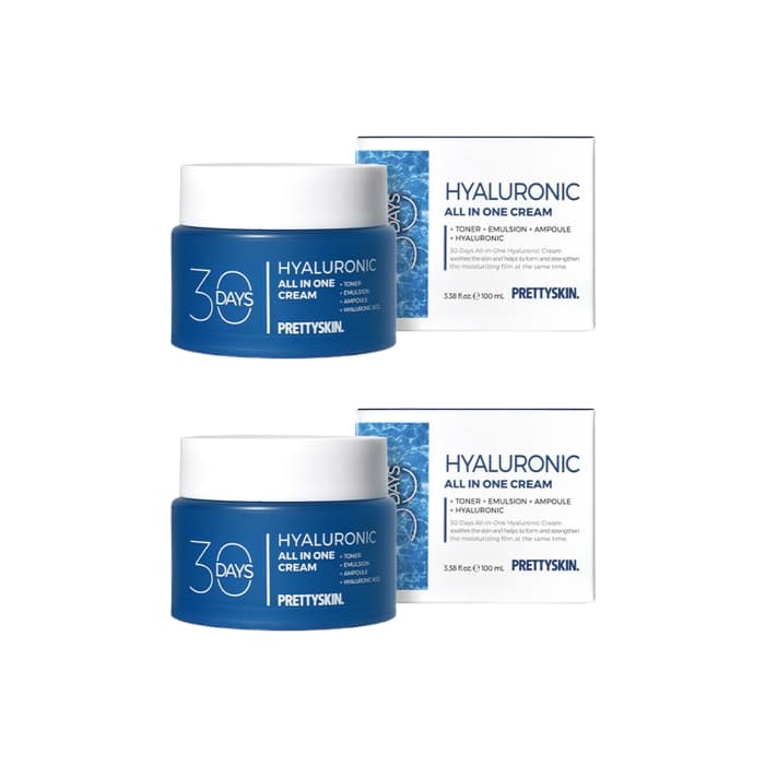 PRETTYSKIN - 30 Days All In One Hyaluronic Cream - (2ea) Set