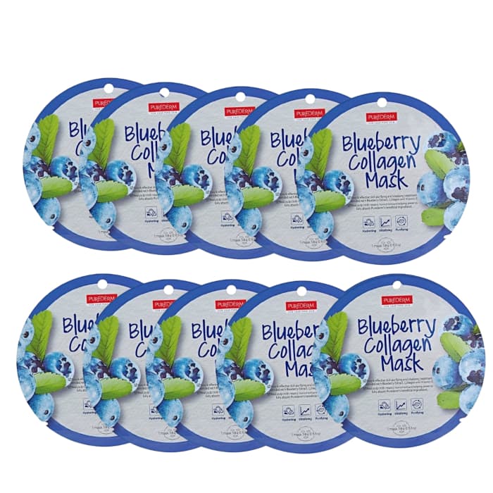 Circle Mask - Blueberry Collagen -. Set