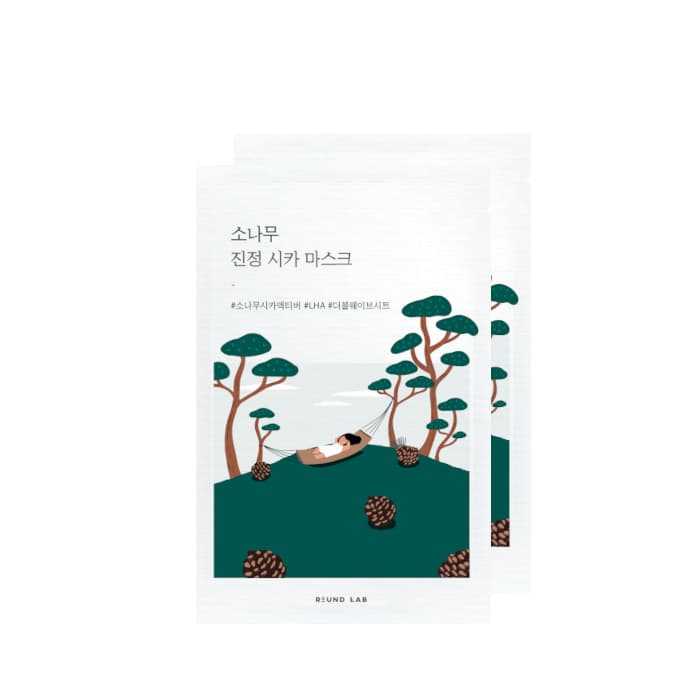 [Deal] Round Lab - Pine Calming Cica Mask Sheet - (.) Set