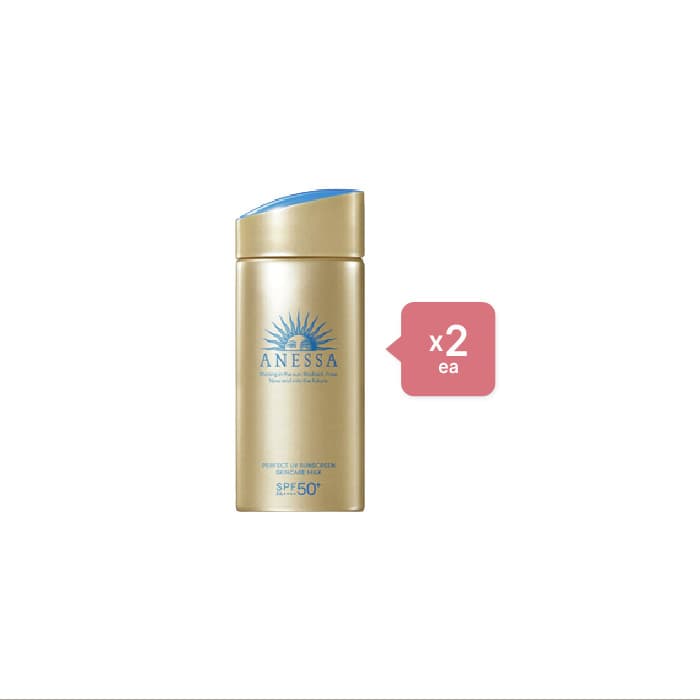 Anessa Perfect UV Sunscreen Skincare Milk N SPF50+ PA++++ - (Random Version) - (.) Set