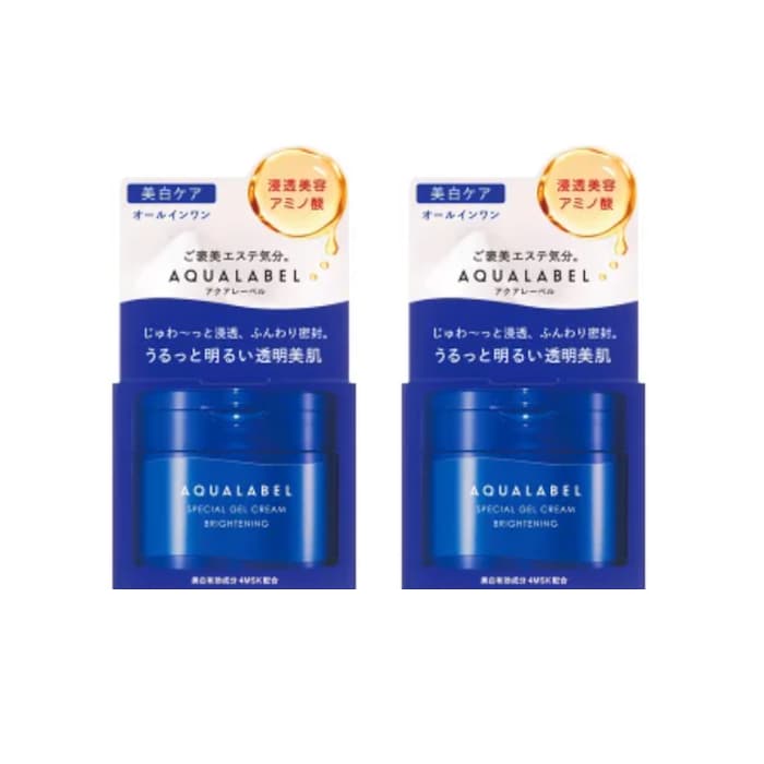 Aqua Label Special Gel Cream Brightening - (.) Set
