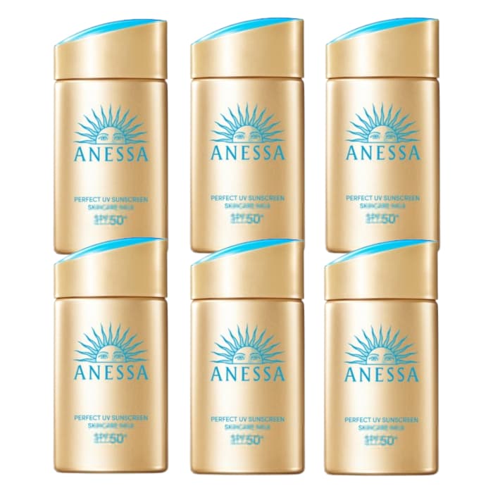 Anessa Perfect UV Sunscreen Skin Care Milk SPF50+ PA++++ (2024 Version) - (.) Set