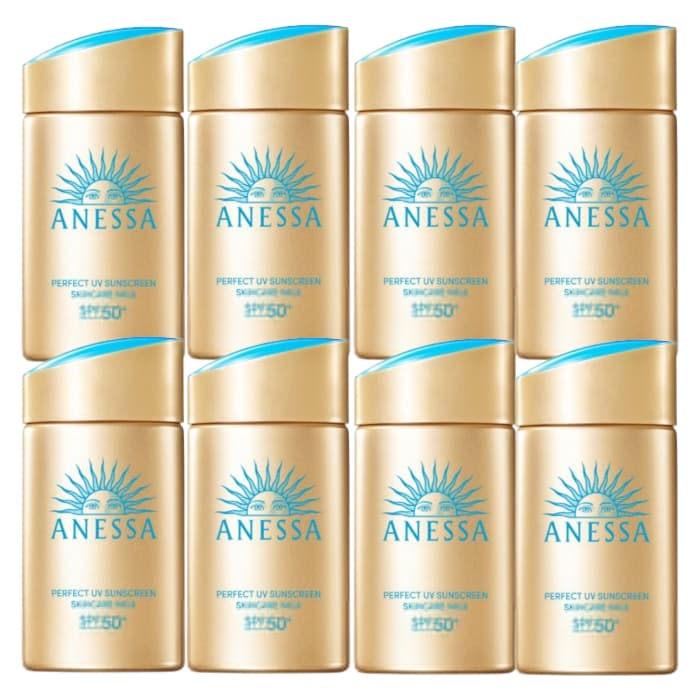 Anessa Perfect UV Sunscreen Skin Care Milk SPF50+ PA++++ (2024 Version) - (.) Set