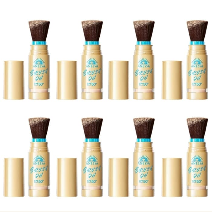 Anessa Perfect UV Brush-on Powder Body SPF50+ PA++++ - (.) Set