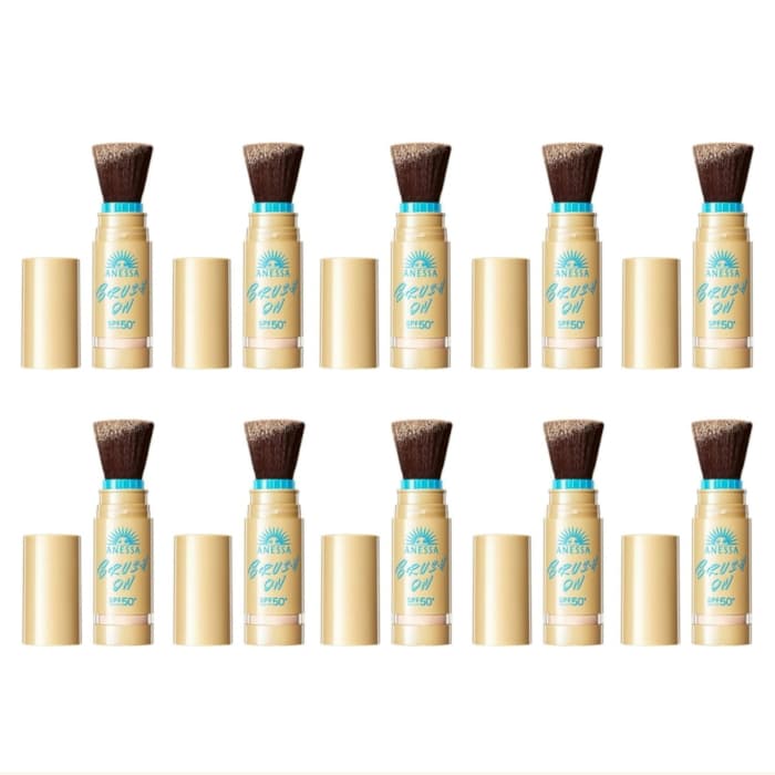 Anessa Perfect UV Brush-on Powder Body SPF50+ PA++++ - (.) Set