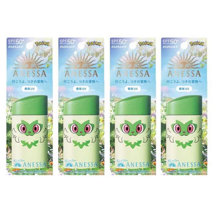 Anessa Perfect UV Sunscreen Skincare Milk SPF 50+ PA++++ - - Sprigatito (.) Set