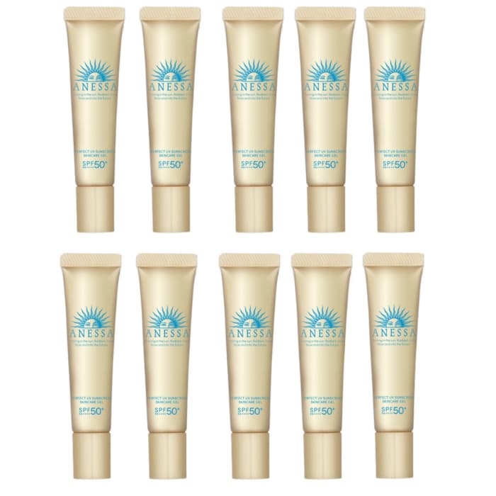 Anessa Perfect UV Sunscreen Skincare Gel SPF50+ PA++++ - (.) Set