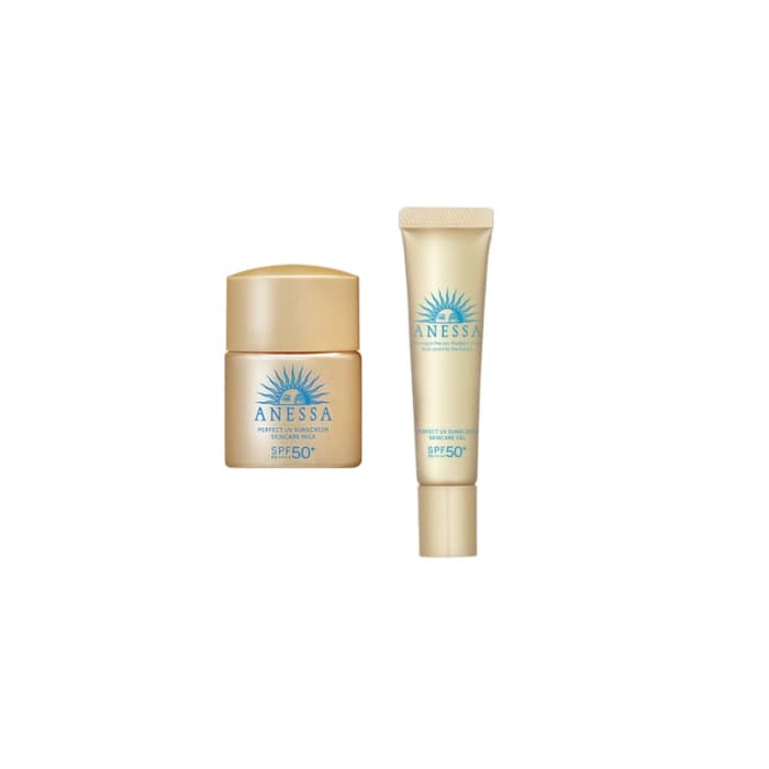 Anessa Perfect UV Sunscreen Skincare Milk SPF50+ PA++++ - & Anessa Perfect UV Sunscreen Skincare Gel SPF50+.