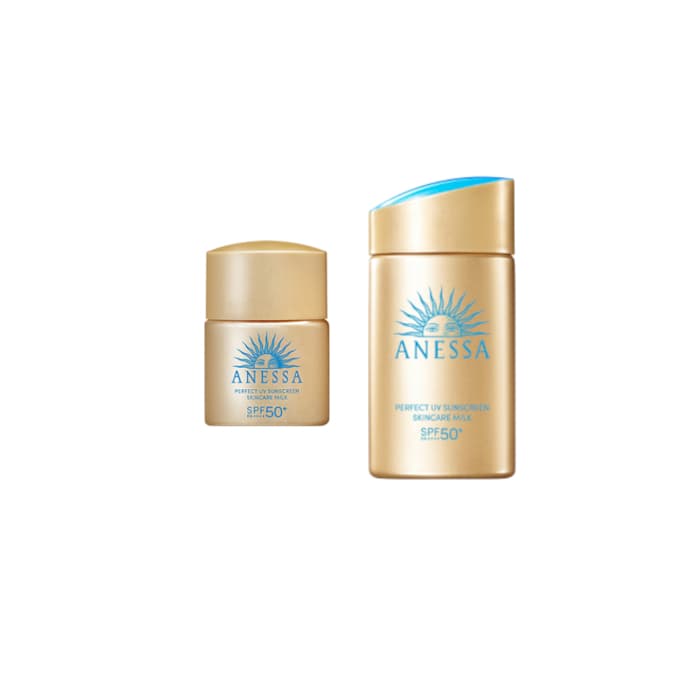 Anessa Perfect UV Sunscreen Skin Care Milk SPF50+ PA++++ Travel Set
