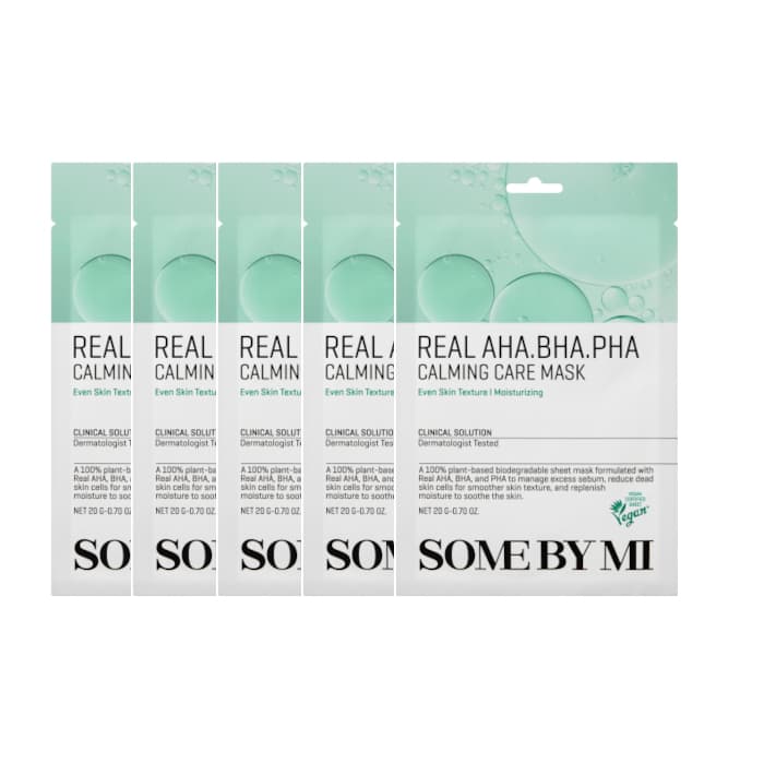 Real AHA-BHA-PHA Calming Care Mask -. (.) Set