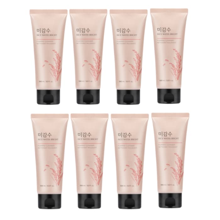 Rice Water Bright Foaming Cleanser - (8ea) Set