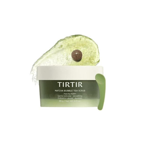 Peeling z herbatą bąbelkową Matcha -