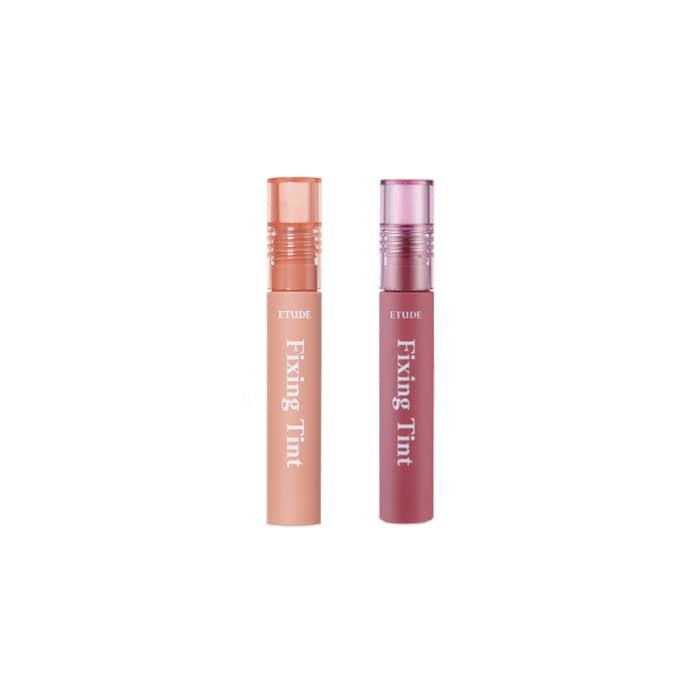 Mask Proof Fixing Tint - - 04 Ginger Milktea (.) + 07 Cranberry Plum (.) Set
