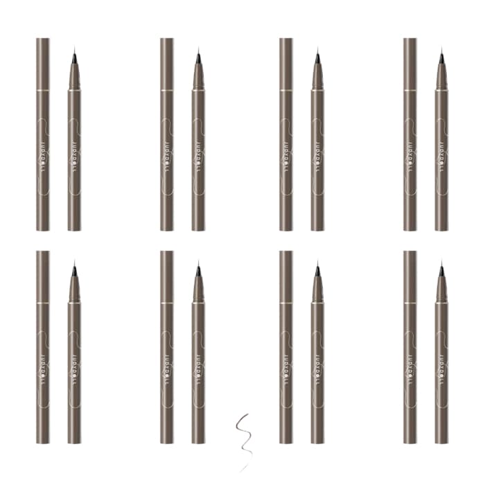 Slim Liquid Eyeliner - - 02 Deep Brown (.) Set