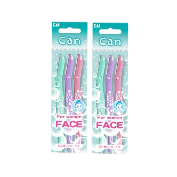 Can Bubble Face Razor L Type -. (.) Set