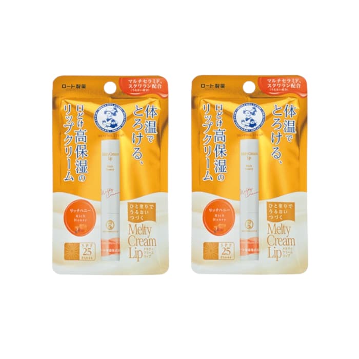 Melty Cream Lip SPF25/PA+++ - Rich Honey (.) Set