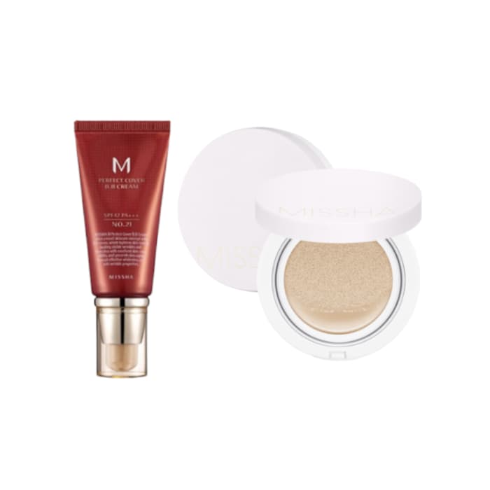 MISSHA M Perfect Cover BB Cream- #21 X Magic Cushion Cover Lasting #21
