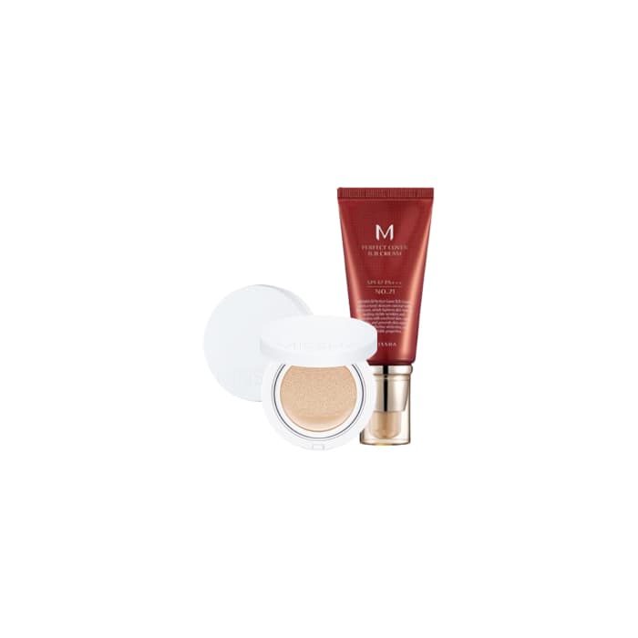 M Perfect Cover BB Cream- #21 X Magic Cushion Moist Up Light Beige