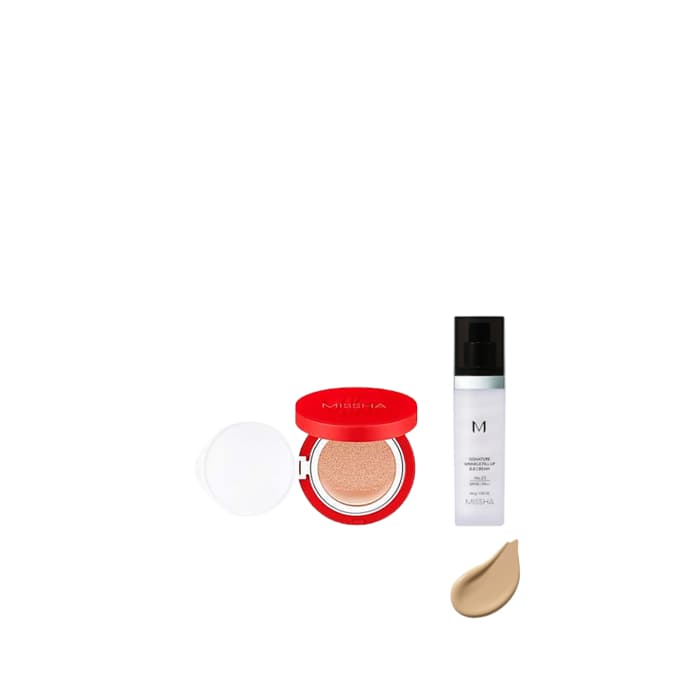 Signature Wrinkle Fill Up BB Cream (SPF37 PA++) - No.23/ X MISSHA - Velvet Finish Cushion SPF50+ PA+++ - - 21