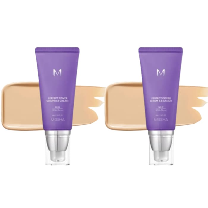 Perfect Cover Serum BB Cream SPF50+ PA++++ - - #23 Natural Beige (2ea) Set