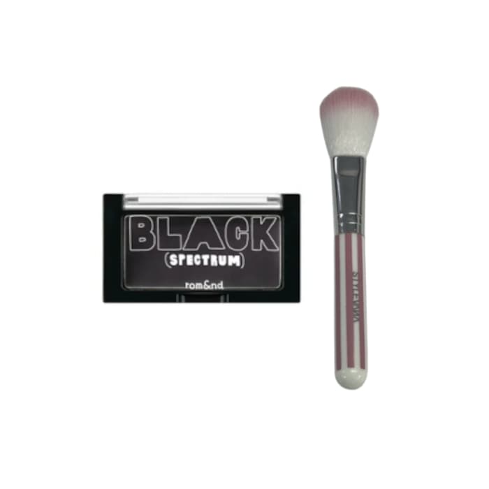 Romand - Inapsquare Better Than Cheek - - B03 Black Balm (.) + MissLady - Cheek Brush - Pink and White (.)Set