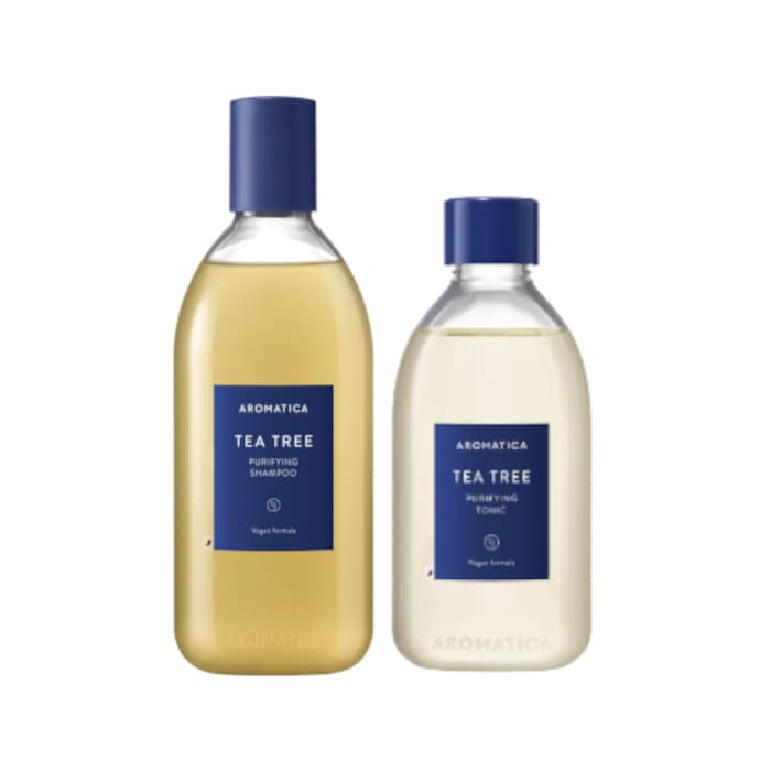 Tea Tree Purifying Shampoo - (.) + Tea Tree Purifying Tonic - (.) Set