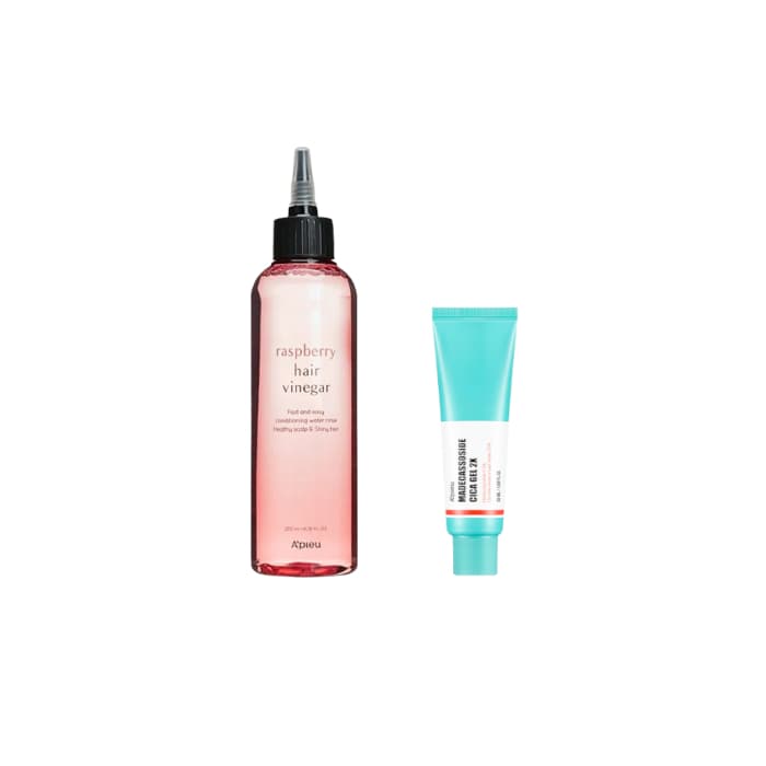 Raspberry Hair Vinegar - X A'PIEU - Madecassoside Cica Gel 2X -