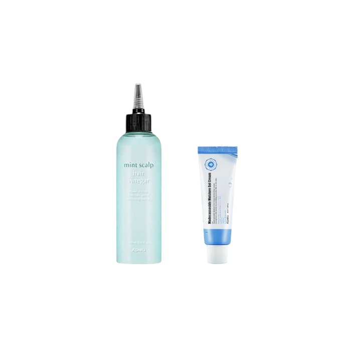 Mint Scalp Hair Vinegar - X A'PIEU - Madecassoside Moisture Gel Cream -