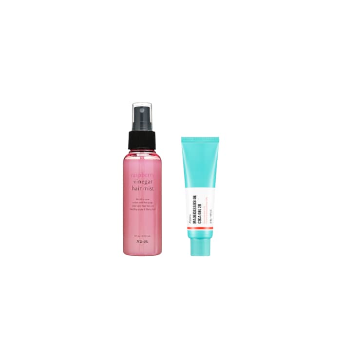 Raspberry Vinegar Hair Mist - X A'PIEU - Madecassoside Cica Gel 2X -