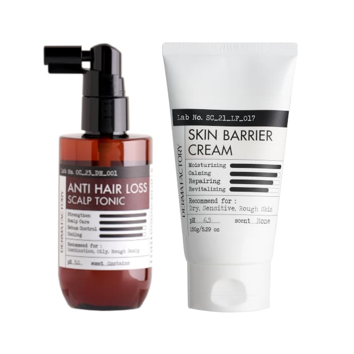 Anti Hair Loss Scalp Tonic - (1ea) & Skin Barrier Cream - (1ea) Set