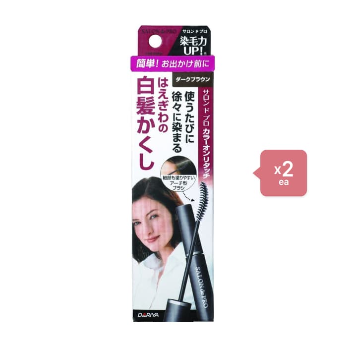 Salon De Pro - Color On Retouch Gray Hair Comb EX - - Dark Brown (.) Set