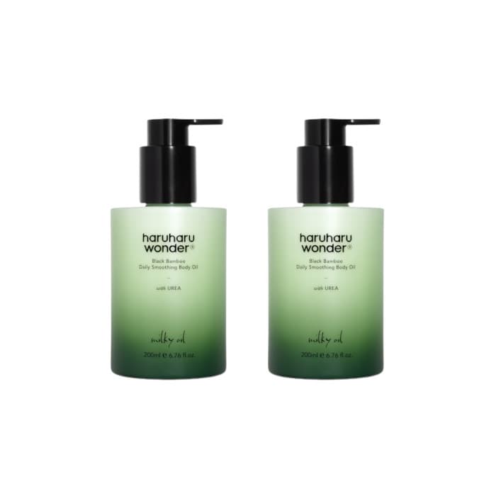 Black Bamboo Daily Smoothing Body Oil - (.) Set