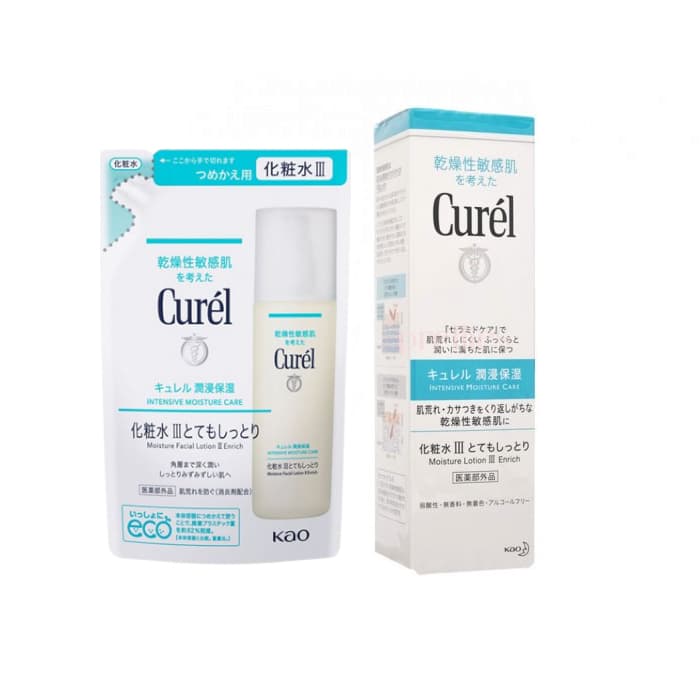 Curel - Intensive Moisture Care Moisture Lotion III Enrich & Refill Set