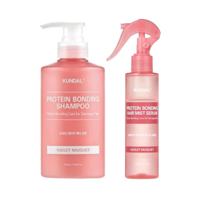 Protein Bonding Shampoo + Hair Mist Set - Violet Muguet