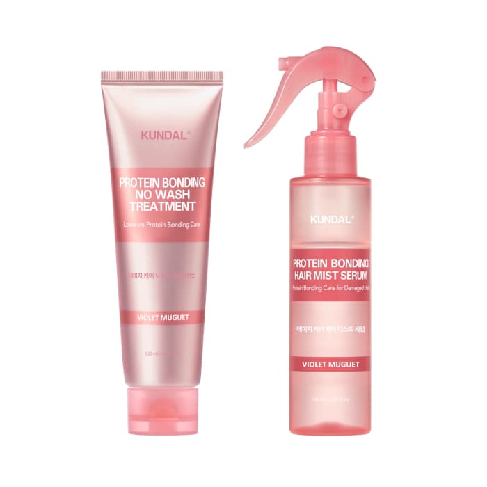 Protein Bonding Care No Wash Treatment + Hair Mist Set - Violet Muguet
