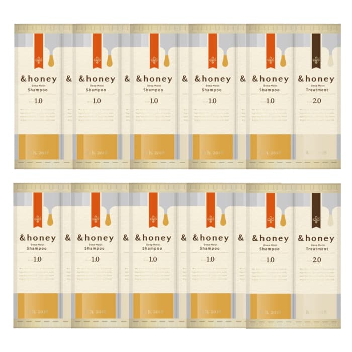 & honey Deep Moist Shampoo & Treatment Trial Set -+ - (.) Set