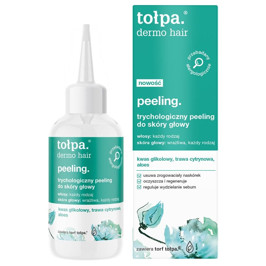 peeling. trychologiczny peeling do skóry głowy