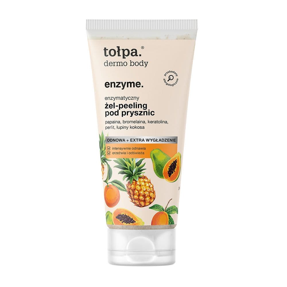 enzyme. enzymatyczny żel-peeling pod prysznic