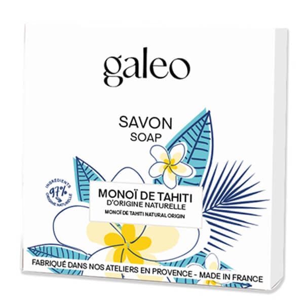 Mydło z olejkiem Monoi z Tahiti i masłem shea BIO Galeo