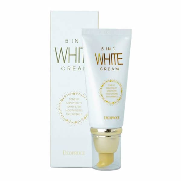 Wybielający krem do twarzy WHITE 5 in 1 DEOPROCE